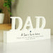 Personalised A Sons First Hero Wooden Dad Ornament - The Gift Cabin UK