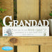 Personalised Me To You Moon and Back Wooden Grandad Ornament - The Gift Cabin UK