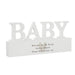 Personalised Free Text Heart Wooden Baby Ornament - The Gift Cabin UK