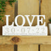 Personalised Special Date Wooden Love Ornament - The Gift Cabin UK