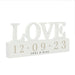 Personalised Special Date Wooden Love Ornament - The Gift Cabin UK