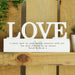 Personalised Free Text Heart Wooden Love Ornament - The Gift Cabin UK