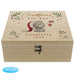 Personalised Winter Christmas Eve Tiny Tatty Teddy Large Wooden Keepsake Box - The Gift Cabin UK