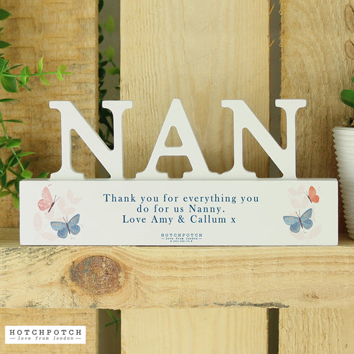 Personalised Hotchpotch Butterfly Nan Ornament - The Gift Cabin UK