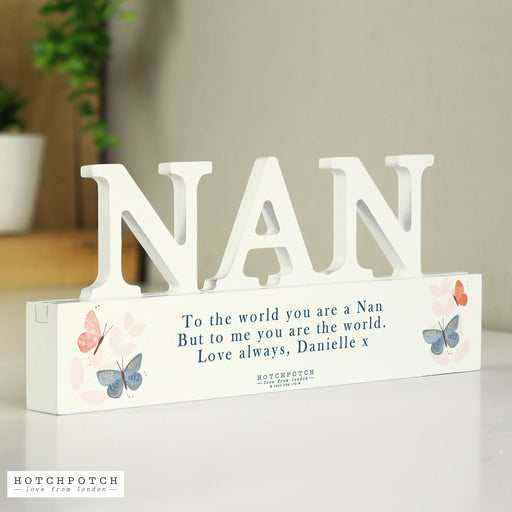 Personalised Hotchpotch Butterfly Nan Ornament - The Gift Cabin UK