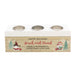 Personalised Christmas Gonk Triple Tea Light Box - The Gift Cabin UK