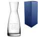 Engraved 1 litre Contemporary Carafe or Vase - The Gift Cabin UK