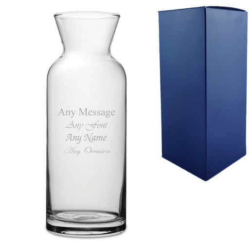 Engraved 1 Litre Village Carafe - The Gift Cabin UK