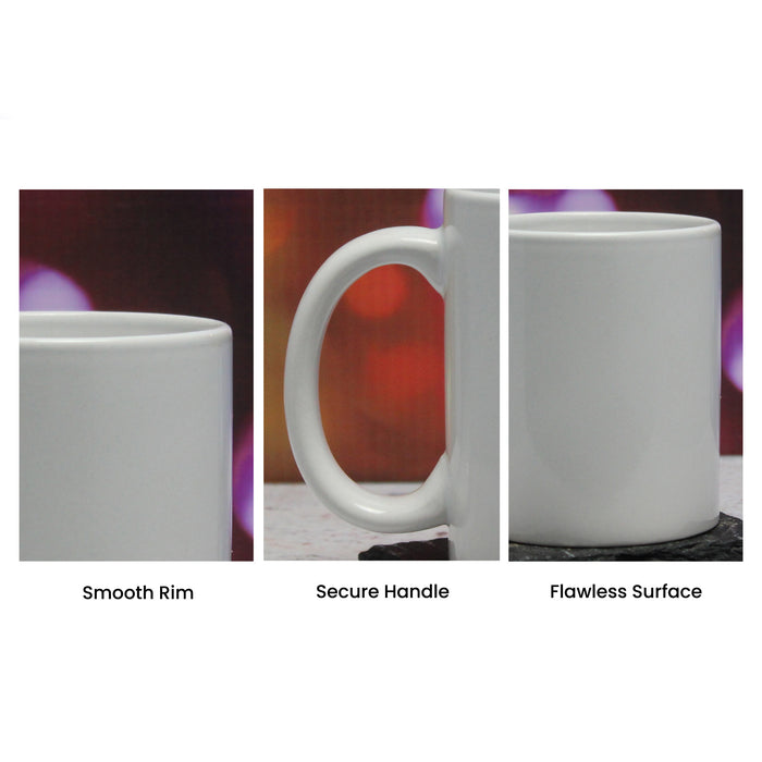 Printed Hot Drinks Mug with World's Best Girlfriend Design - The Gift Cabin UK