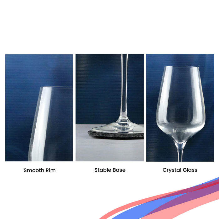 Engraved Crystal Wine Glass, Sublym Large 550ml Glass, Gift Boxed - The Gift Cabin UK