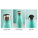 Printed Teal Thermal Bottle, Any Message, Stainless Steel 500ml/17oz - The Gift Cabin UK