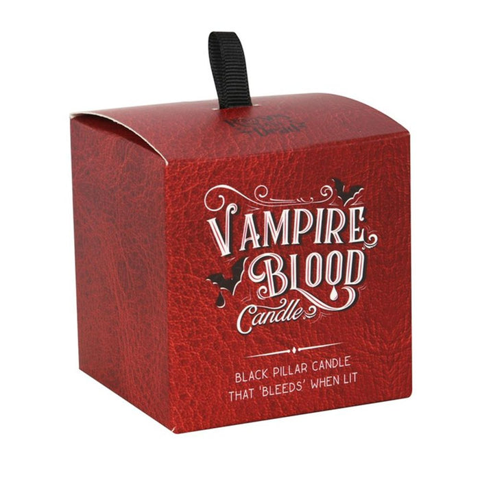 Small Vampire Blood Pillar Candle - The Gift Cabin UK