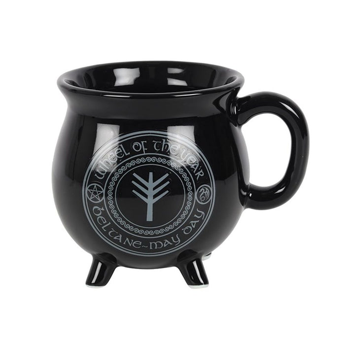 Beltane Colour Changing Cauldron Mug by Anne Stokes - The Gift Cabin UK