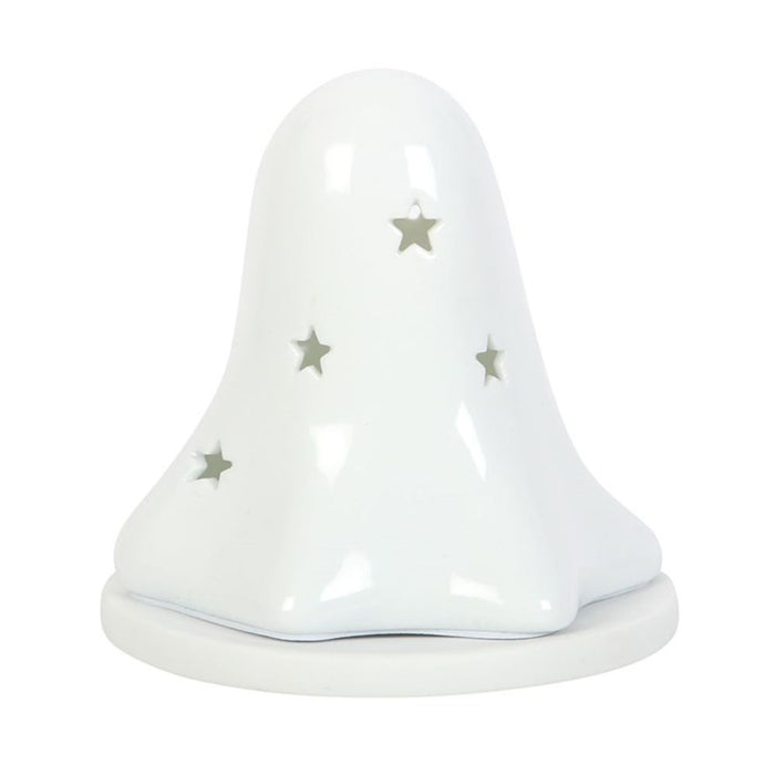 Ceramic Ghost Tealight and Incense Cone Holder - The Gift Cabin UK