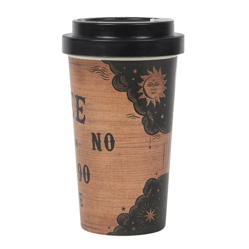 Classic Talking Board Bamboo Eco Travel Mug - The Gift Cabin UK