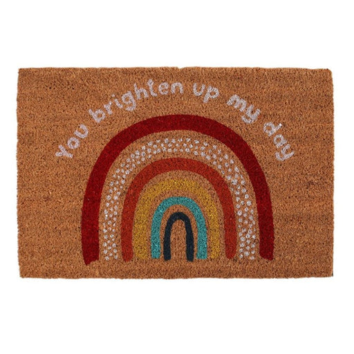 Rainbow Natural Doormat - The Gift Cabin UK