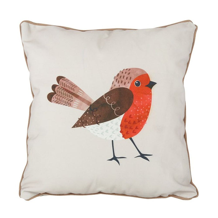 Winter Robin Square Cushion - The Gift Cabin UK