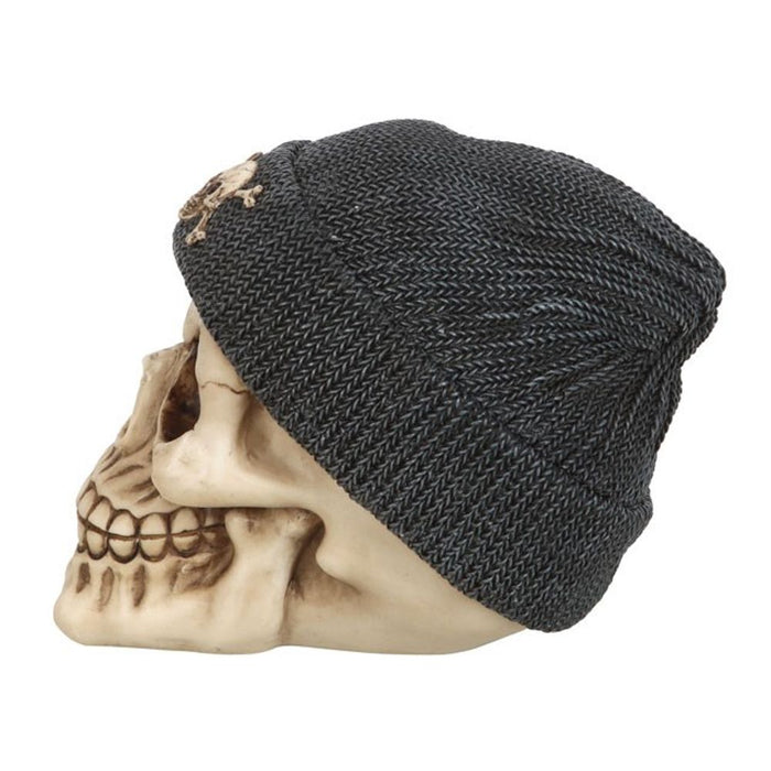 Skull Ornament with Beanie - The Gift Cabin UK