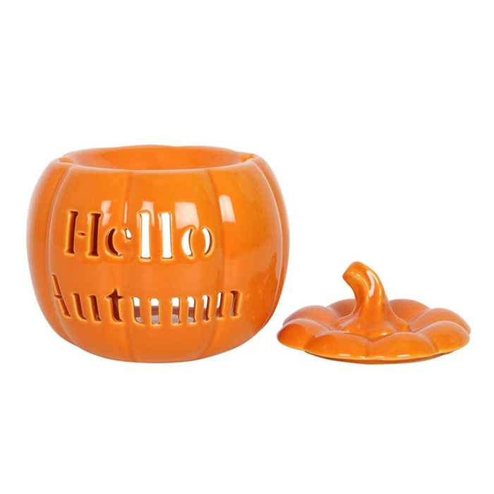 Hello Autumn Pumpkin Oil Burner - The Gift Cabin UK