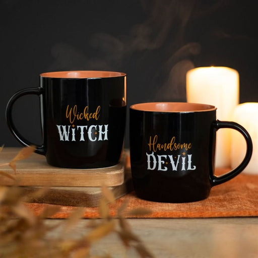 Wicked Witch and Handsome Devil Couples Mug Set - The Gift Cabin UK