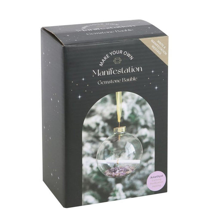 Amethyst Manifestation Christmas Bauble Kit - The Gift Cabin UK