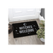 Black Witches Welcome Doormat - The Gift Cabin UK