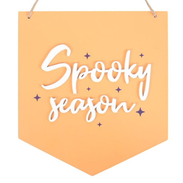 Orange Spooky Season Hanging Sign - The Gift Cabin UK