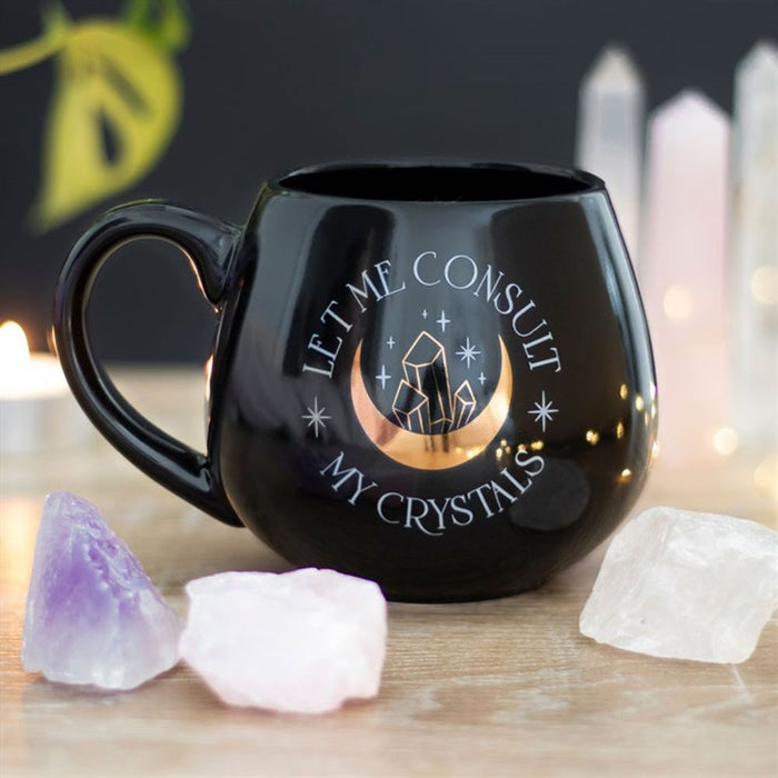 Let Me Consult My Crystals Rounded Mug - The Gift Cabin UK