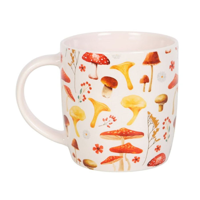 All Over Mushroom Print Mug - The Gift Cabin UK