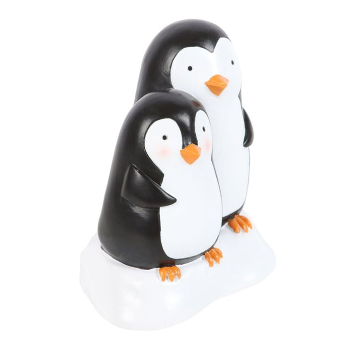 Snuggle Season Resin Penguin Ornament - The Gift Cabin UK