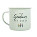 Gardener's Tea Break Enamel Mug - The Gift Cabin UK