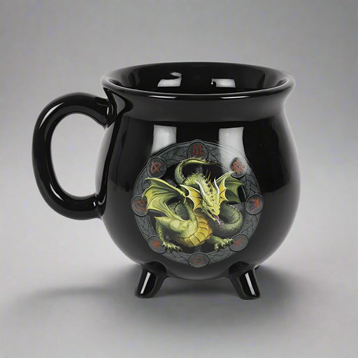 Mabon Colour Changing Cauldron Mug by Anne Stokes - The Gift Cabin UK