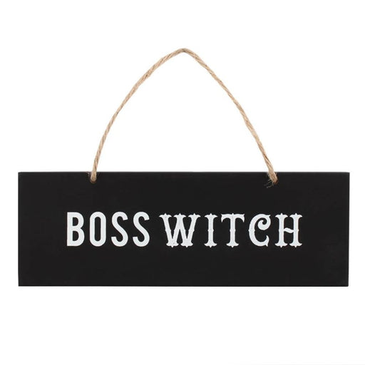 Boss Witch Wall Sign - The Gift Cabin UK