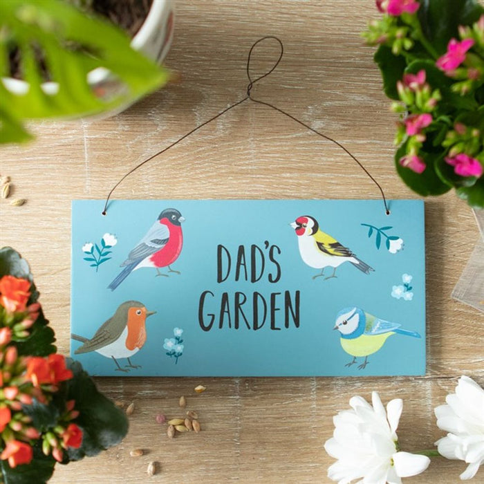 Dad's Garden British Garden Birds Sign - The Gift Cabin UK