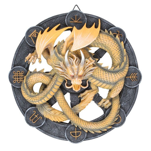 Imbolc Dragon Resin Wall Plaque by Anne Stokes - The Gift Cabin UK