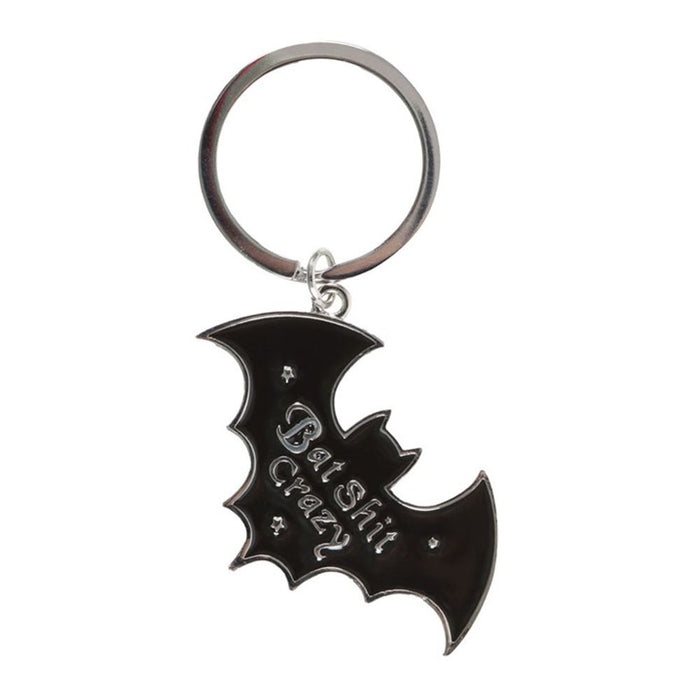 Bat Shit Crazy Keyring - The Gift Cabin UK