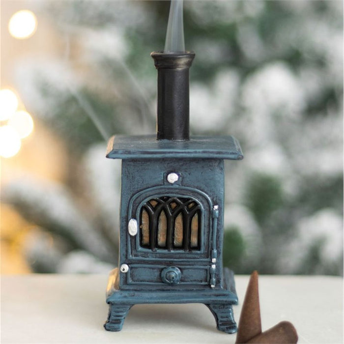 Stove Shaped Incense Cone Burner - The Gift Cabin UK