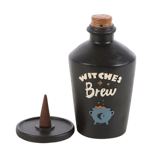 Witches Brew Potion Bottle Incense Cone Burner - The Gift Cabin UK