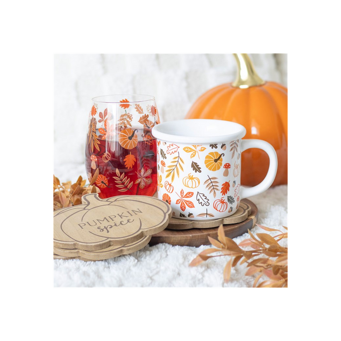 Pumpkin Spice Coaster Set - The Gift Cabin UK