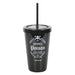 Deadly Poison Plastic Tumbler with Straw - The Gift Cabin UK