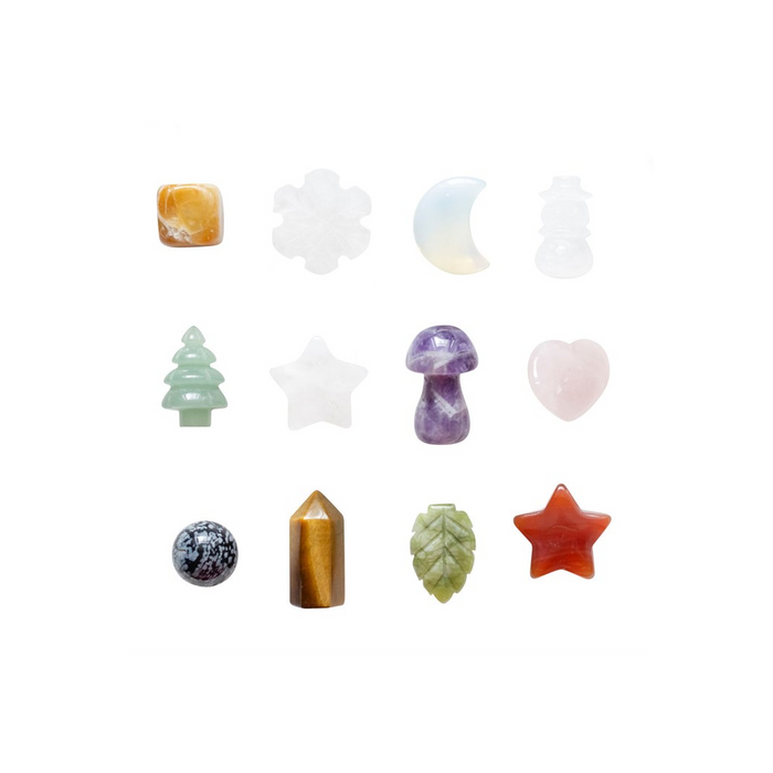 12 Days of Christmas Shaped Crystal Advent Calendar - The Gift Cabin UK