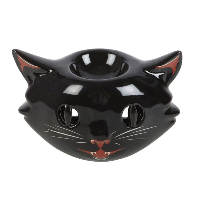 Spooky Black Cat Oil Burner - The Gift Cabin UK