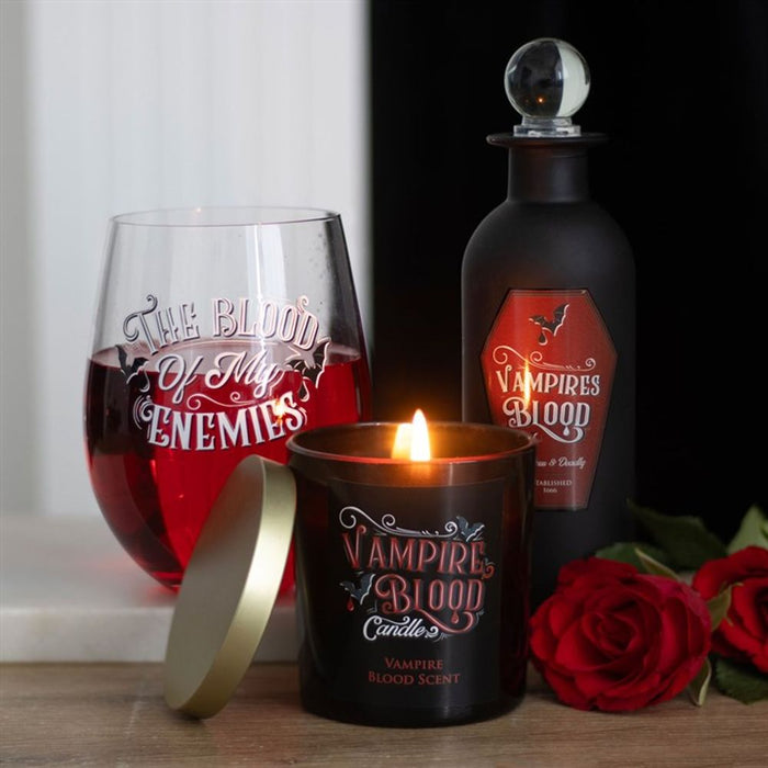 Blood Of My Enemies Stemless Wine Glass - The Gift Cabin UK