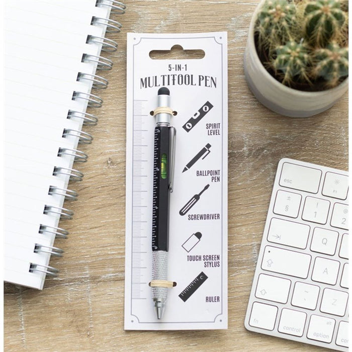 5-in-1 Multitool Ballpoint Pen - The Gift Cabin UK