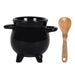 Cauldron Egg Cup with Broom Spoon - The Gift Cabin UK