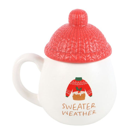 Sweater Weather Lidded Mug - The Gift Cabin UK