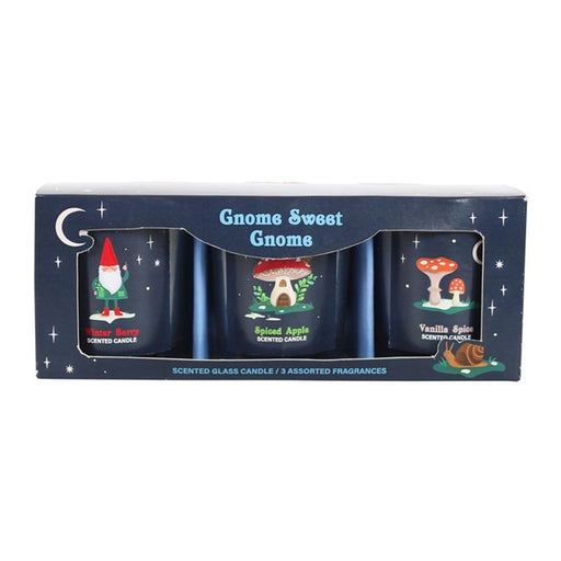 Gnome Sweet Gnome Candle Trio - The Gift Cabin UK