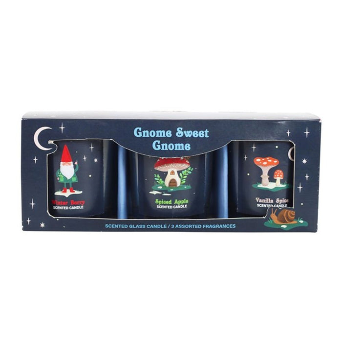 Gnome Sweet Gnome Candle Trio - The Gift Cabin UK