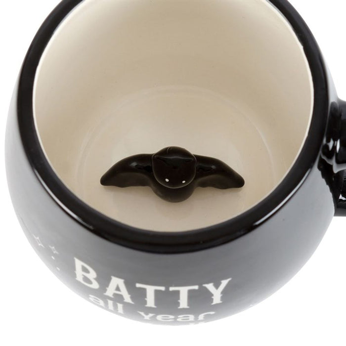 Batty All Year Round Rounded Peekaboo Mug - The Gift Cabin UK