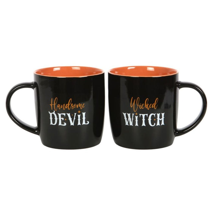 Wicked Witch and Handsome Devil Couples Mug Set - The Gift Cabin UK